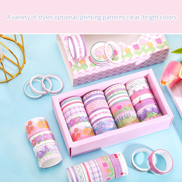 20rolls /Box Art Animals Flowers Washi Tape Set DIY Scrapbook Stickers, Style: Memory Post Office