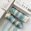 10rolls /Box Combined Washi Tape Set DIY Scrapbook Stickers 1.5cmx4+1cmx6(Aloof)