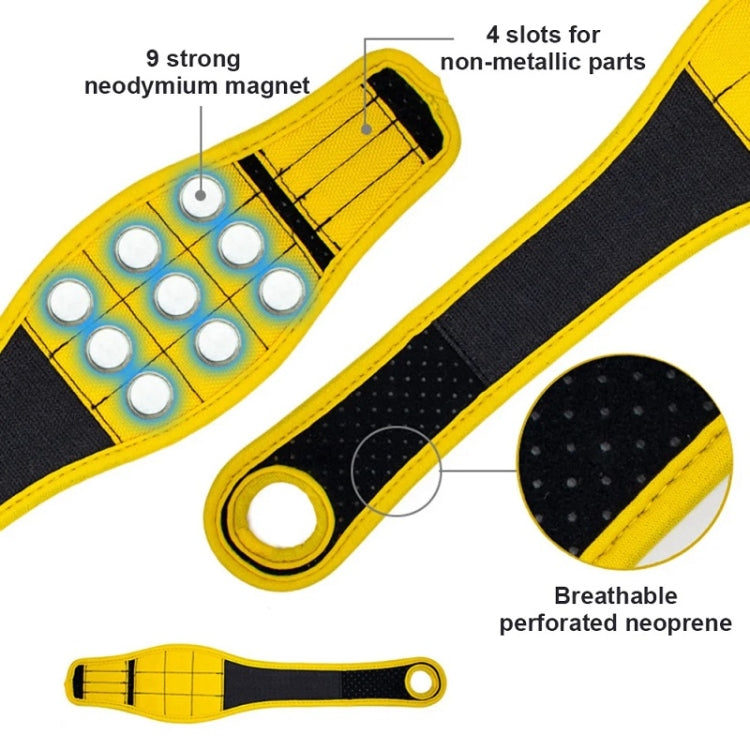 Thumb Wrap Magnetic Metal Accessory Tool Storage Strap(Blue)