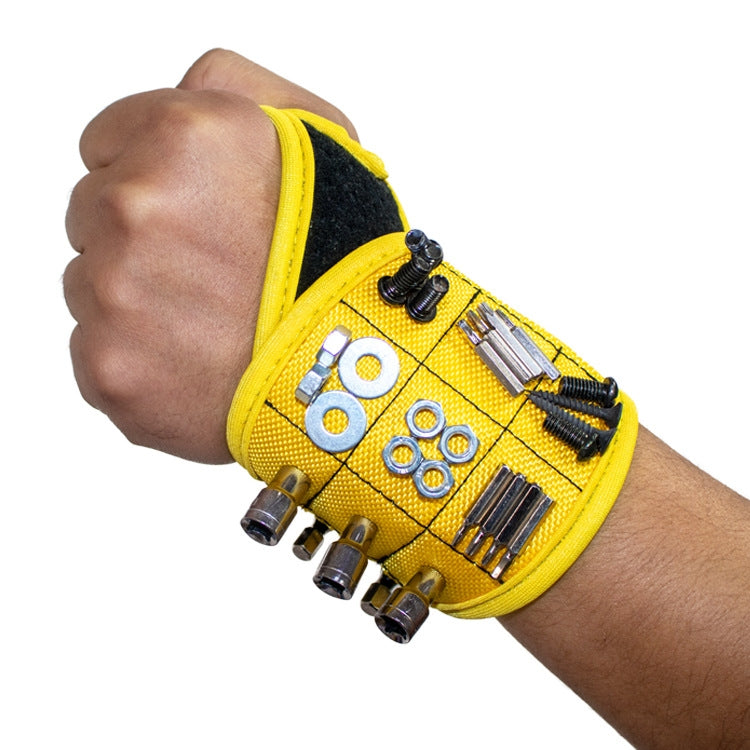 Thumb Wrap Magnetic Metal Accessory Tool Storage Strap(Blue)