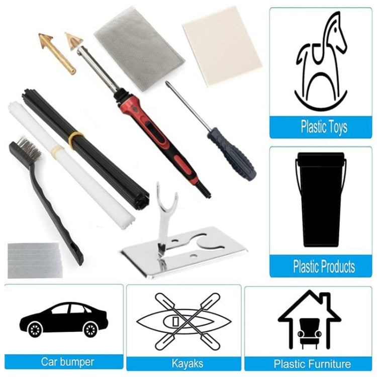 53pcs /Set Plastic Parts Repair Tool Car Bumper Restorating Kit Set, Specification: AU Plug