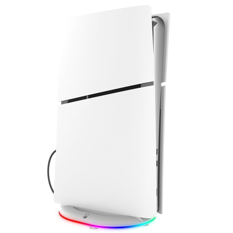 For Sony PS5 Slim IPEGA Universal Game Console Vertical Cooling Base Holder, Color: Colorful White