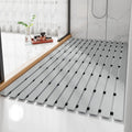 Shower Room Bathing Anti-slip Foot Mat Household Waterproof Anti-fall Bathroom Floor Mat, Size: 61x61cm(Gray)