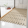 Shower Room Bathing Anti-slip Foot Mat Household Waterproof Anti-fall Bathroom Floor Mat, Size: 61x90cm(Beige)