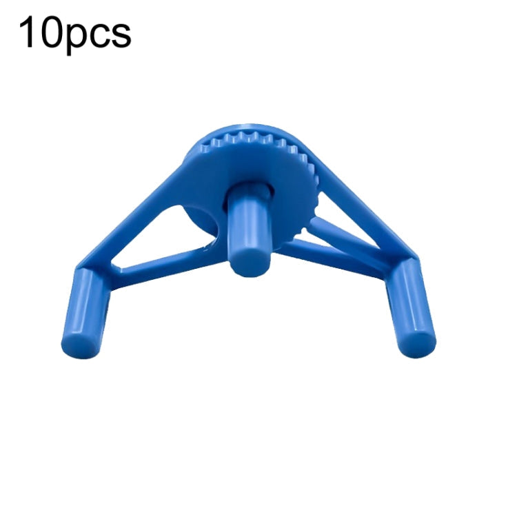 10pcs Adjustable LST Clips Plant Stem Bending Low Stress Training Hydroponic Grow Binder(Blue)