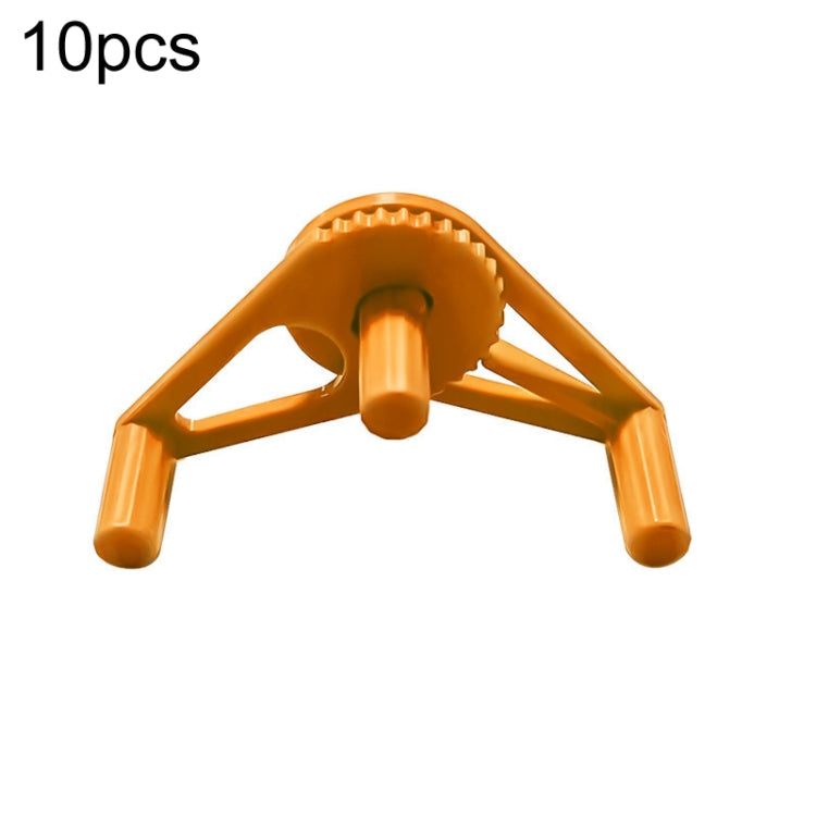 10pcs Adjustable LST Clips Plant Stem Bending Low Stress Training Hydroponic Grow Binder(Orange)