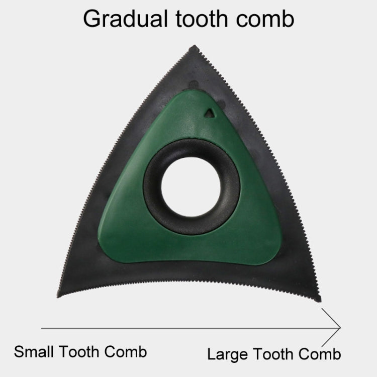 Triangular Shaped Cats And Dog Sofa Hair Remover Pet Litter Carpet Brush(Dark Green)