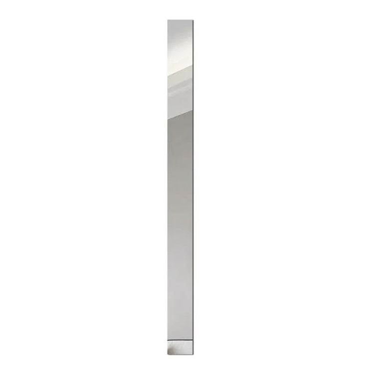 3x100cm 3D Mirror Wall Stickers Beautiful Edge Decorative Strip Living Room TV Background Decorative Self-adhesive Beltline Sewing(Silver)