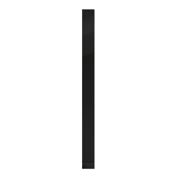 3x100cm 3D Mirror Wall Stickers Beautiful Edge Decorative Strip Living Room TV Background Decorative Self-adhesive Beltline Sewing(Black)