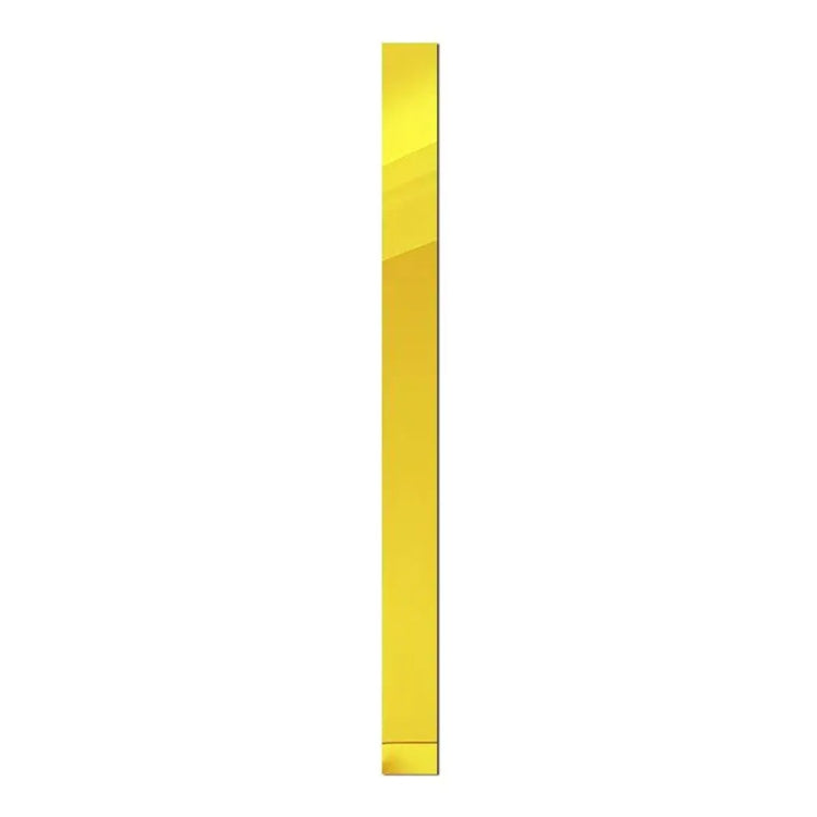 5x100cm 3D Mirror Wall Stickers Beautiful Edge Decorative Strip Living Room TV Background Decorative Self-adhesive Beltline Sewing(Gold)