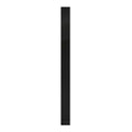 5x100cm 3D Mirror Wall Stickers Beautiful Edge Decorative Strip Living Room TV Background Decorative Self-adhesive Beltline Sewing(Black)