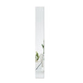 8x100cm 3D Mirror Wall Stickers Beautiful Edge Decorative Strip Living Room TV Background Decorative Self-adhesive Beltline Sewing(Silver)