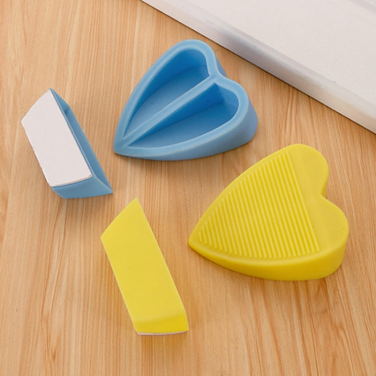 PVC Windproof Door Stopper Household Door Stopper With Storage Box(Dark Blue)