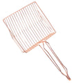 Metal Cat Litter Scoop Extended Handle Skeleton Cats Shoveling Tool Large, Color: Rose Golden
