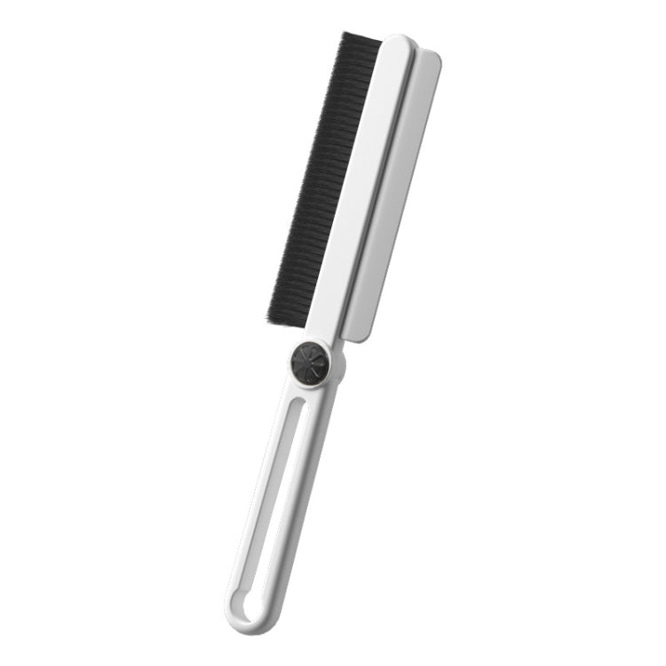 Household Multifunctional Crevice Brush Bathroom Long Handled Groove Cleaning Brush(White)