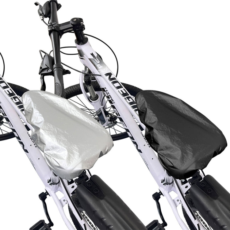 2pcs Bicycle Saddle Waterproof Dustproof Sun Protection Cover(Universal Size)
