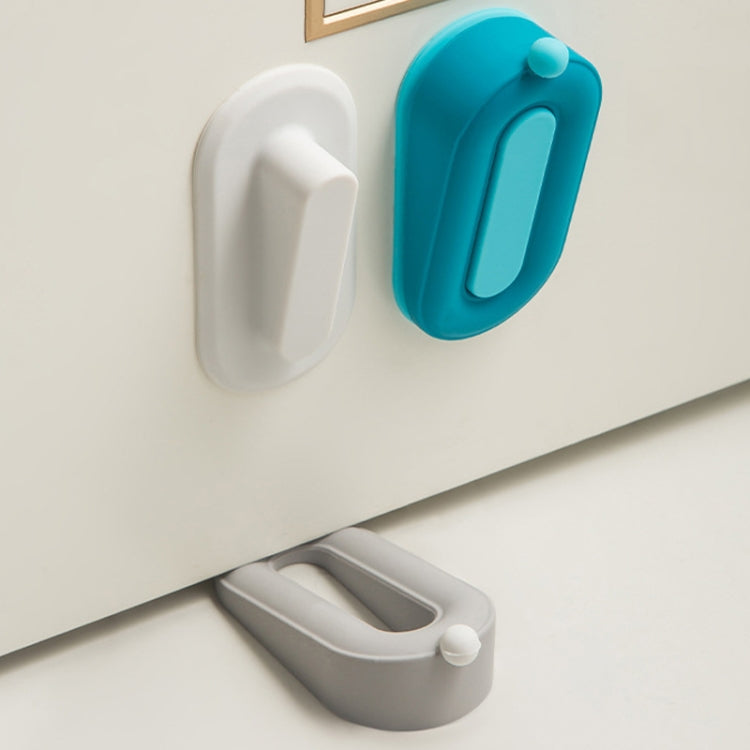 Household Hole-Free Fixed Doorstop Anti-Collision Donut Door Stopper(Yellow)
