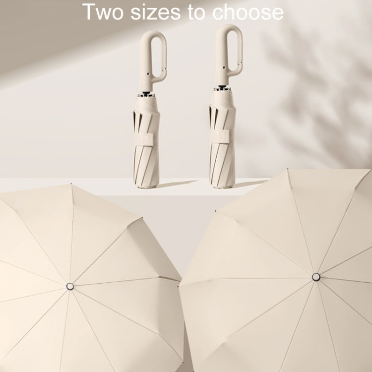 Fully Automatic Rain Or Shine Umbrella Foldable Unisex Sun Shade Umbrella, Style: Forward Gray 125cm