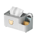 Drawing Paper Desktop Organizer Coffee Table Multifunctional Remote Control Storage Box, Color: White Small