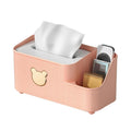Drawing Paper Desktop Organizer Coffee Table Multifunctional Remote Control Storage Box, Color: Pink Small