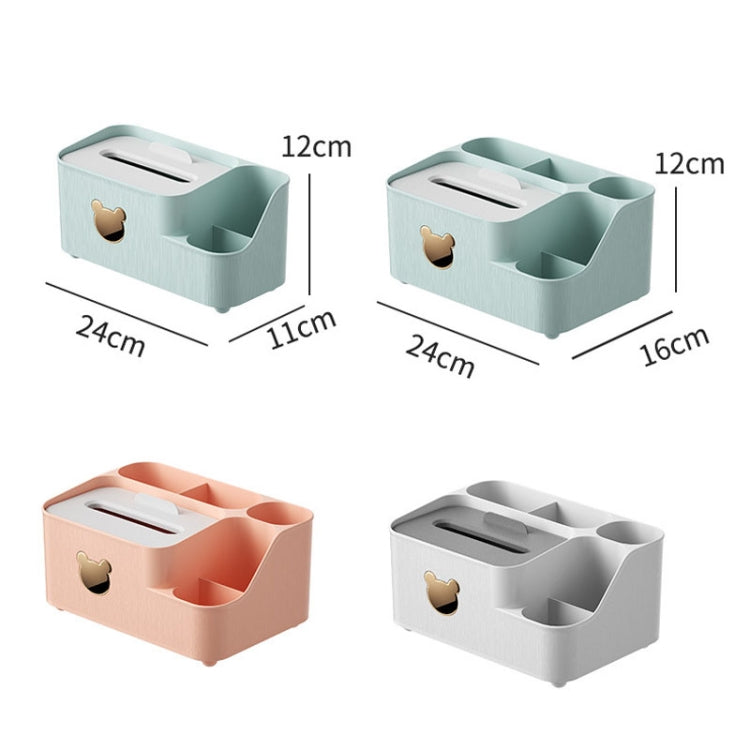 Drawing Paper Desktop Organizer Coffee Table Multifunctional Remote Control Storage Box, Color: Pink Small