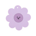 Sunflower Cute PVC Heat Insulation Mat Household High Temperature Resistant Table Pad, Style: Purple Medium