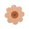 Sunflower Cute PVC Heat Insulation Mat Household High Temperature Resistant Table Pad, Style: Brown Medium