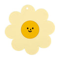 Sunflower Cute PVC Heat Insulation Mat Household High Temperature Resistant Table Pad, Style: Yellow Large