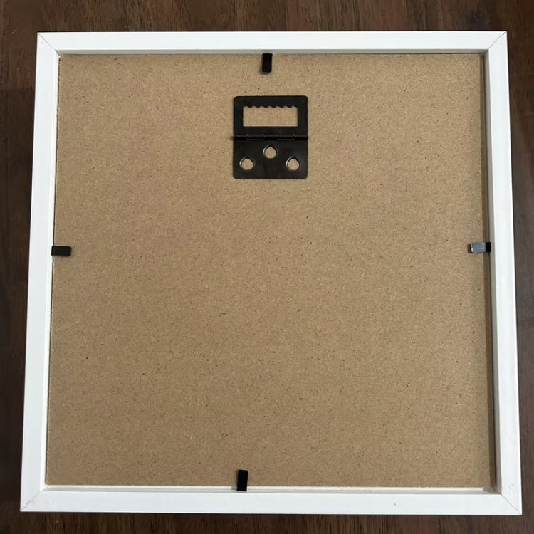 20 x 20cm Travel Shadow Box Frame with Slot for Keepsakes,Money,Ticket(Wood Color)