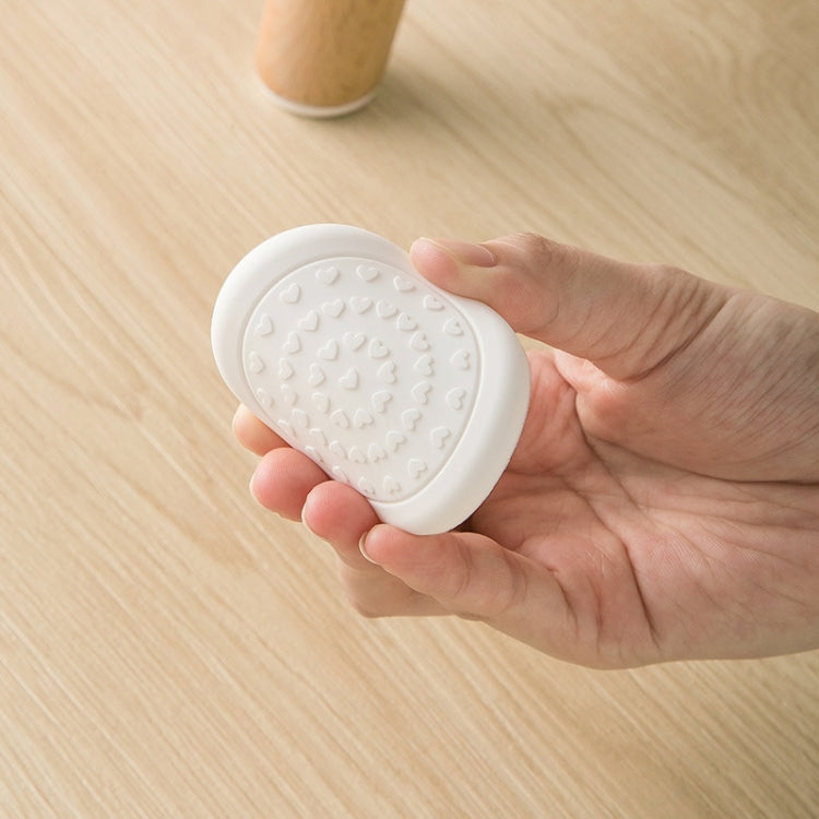 4pcs /Set Silent And Wear Resistant Chair Foot Cover Household Stool Anti-Slip Protective Pads, Style: 60mm Round white
