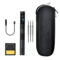 FNIRSI Portable Constant Temperature Soldering Iron Set, Model: HS-02B Standard 3 Head