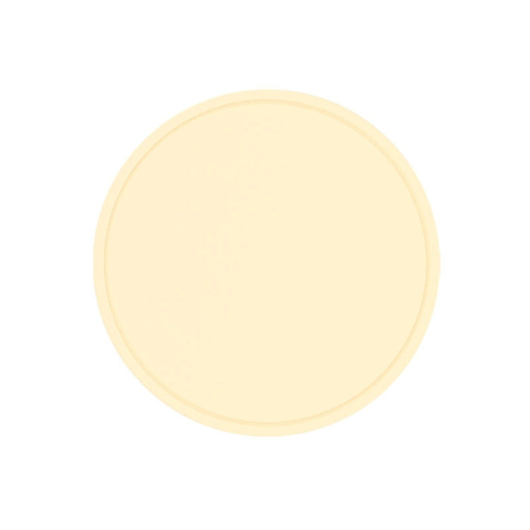 Household Round Heat Insulating Mats Kitchen High Temperature Resistant Silicone Pad, Color: Pot Pad White