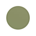 Household Round Heat Insulating Mats Kitchen High Temperature Resistant Silicone Pad, Color: Pot Pad Green