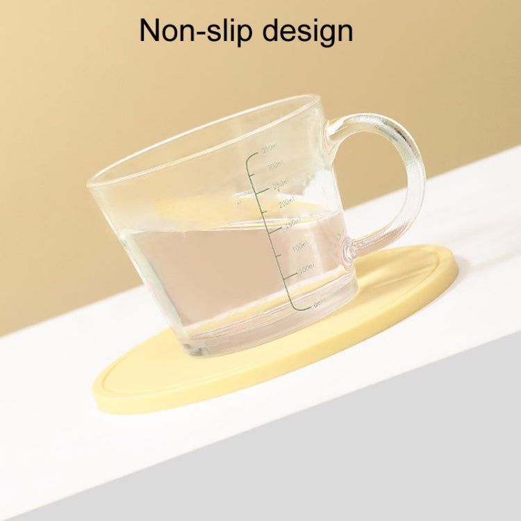 Household Round Heat Insulating Mats Kitchen High Temperature Resistant Silicone Pad, Color: Bowl Pad Brown