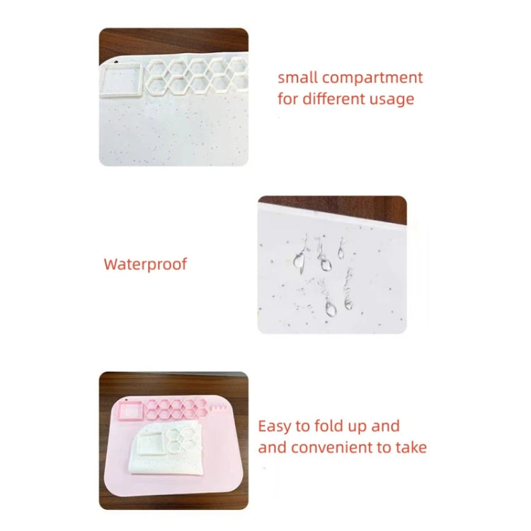40 x 50cm Square Silicone Painting Pad  Art Mat for Drawing Clay(Color)
