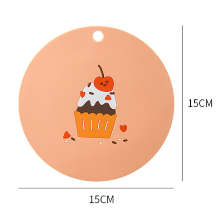 Household Cartoon Heat Insulation Mat Kitchen High Temperature Resistant Baking Placemats, Style: Bread