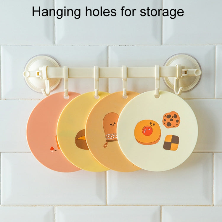 Household Cartoon Heat Insulation Mat Kitchen High Temperature Resistant Baking Placemats, Style: Eggbeater