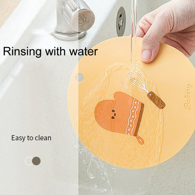 Household Cartoon Heat Insulation Mat Kitchen High Temperature Resistant Baking Placemats, Style: Bread