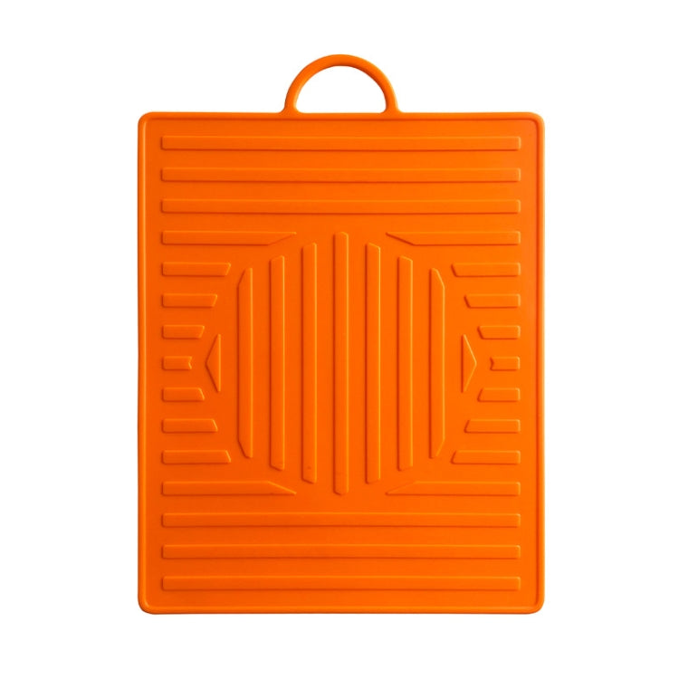 For Blackstone Oven Silicone Side Shelf Mat Grill Pad with Handle(Orange)