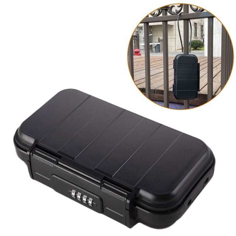 Outdoor Waterproof Beach Password Box Swimming Pool Cell Phone Keys Safe Deposit Box(Blue)
