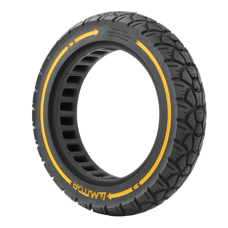 AIMITE 9.5 x 2.125 / 36 Card 9.5 inch Electric Scooter 230 x 50 Universal Off-Road Tire(Yellow Line)