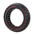 AIMITE 10 inch 45mm Slot Scooter Universal Anti-Blast Anti-skid Shock Absorption Off-road Tire(Red Line)