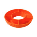For Stanley Quencher 40oz Tumbler With Handle Snack Tray Silicone Reusable Snack Container(Orange)