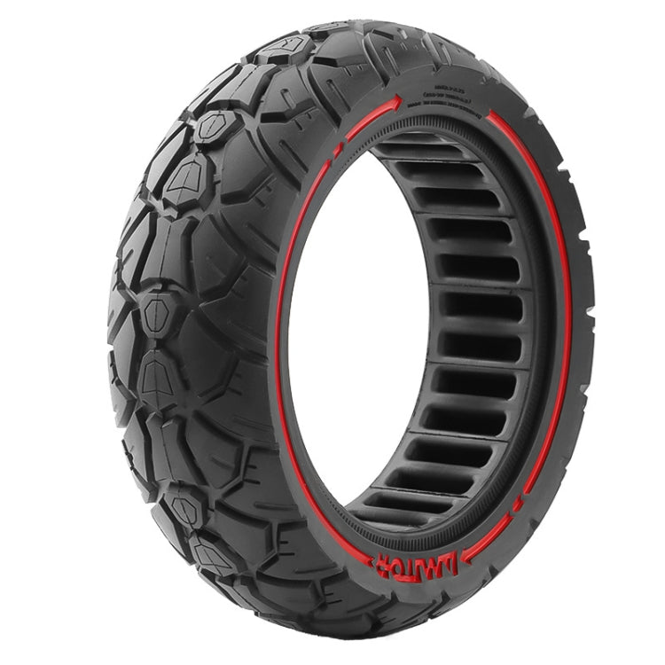 AIMITE 10 x 2.7-2.75 53.5 Card 255-70 Or 70 / 65-6.5 Scooter Universal Off-Road Tire(Red Line)