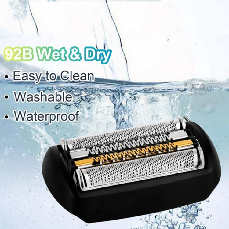 For Braun  Series 9 Electric Shaver Replacement Blade Gold Foil Style 92B With Text