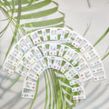 Silicone Piano Notes Guide Removable Piano Keyboard, Spec: 88 Keys White Bottom Color Text