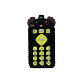 Cartoon Reomte Baby Teething Toys Silicone Baby Teether for Newborn Toddlers Infants, Style: Puppy Black