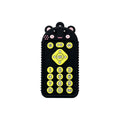 Cartoon Reomte Baby Teething Toys Silicone Baby Teether for Newborn Toddlers Infants, Style: Bear Black