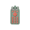 Cartoon Reomte Baby Teething Toys Silicone Baby Teether for Newborn Toddlers Infants, Style: Bear Green