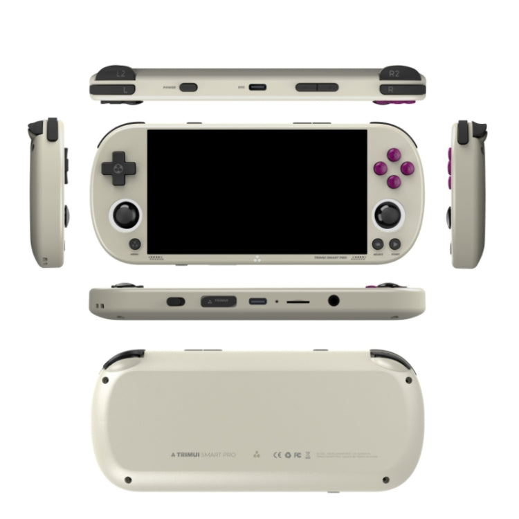 Trimui Smart Pro 4.96 Inch IPS Screen Handheld Game Console Open Source Linux System 64G(Grey)